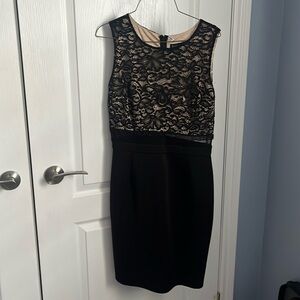 Women’s Black Dress with Lace
Size 8